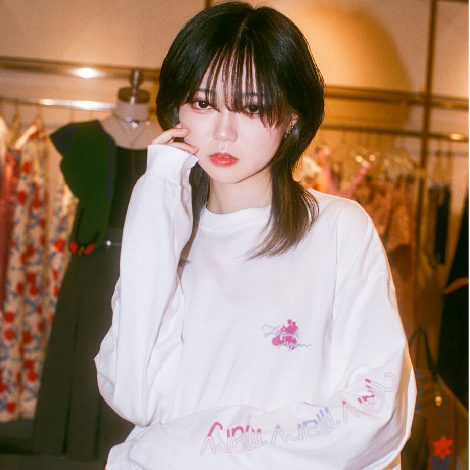 サンセットシティ ロンT -SmokeBlue- 【マリマリマリー×マンガートビームス】