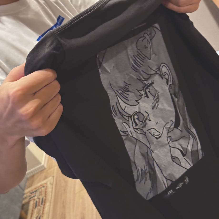 Tシャツ -あのポスター LightBlack