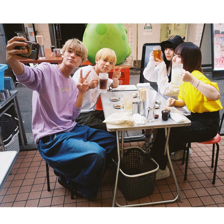 麻雀ロンT  -White-