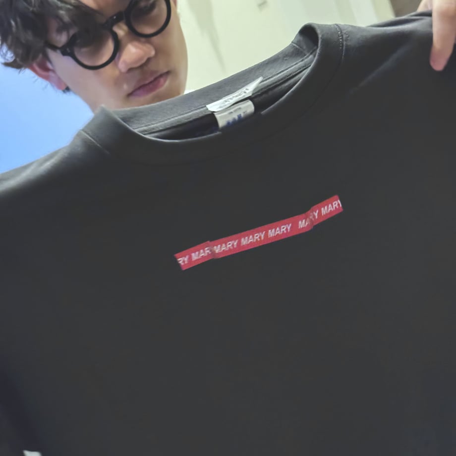 Tシャツ -あのポスター LightBlack