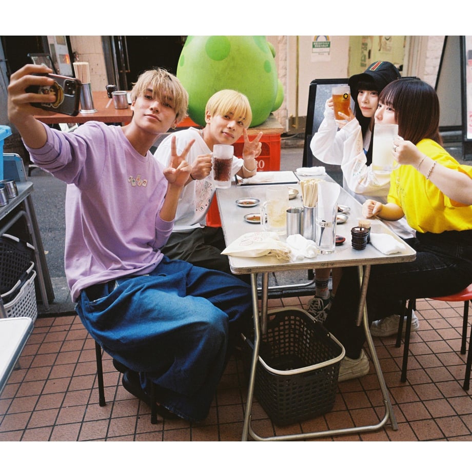 麻雀ロンT -Purple-