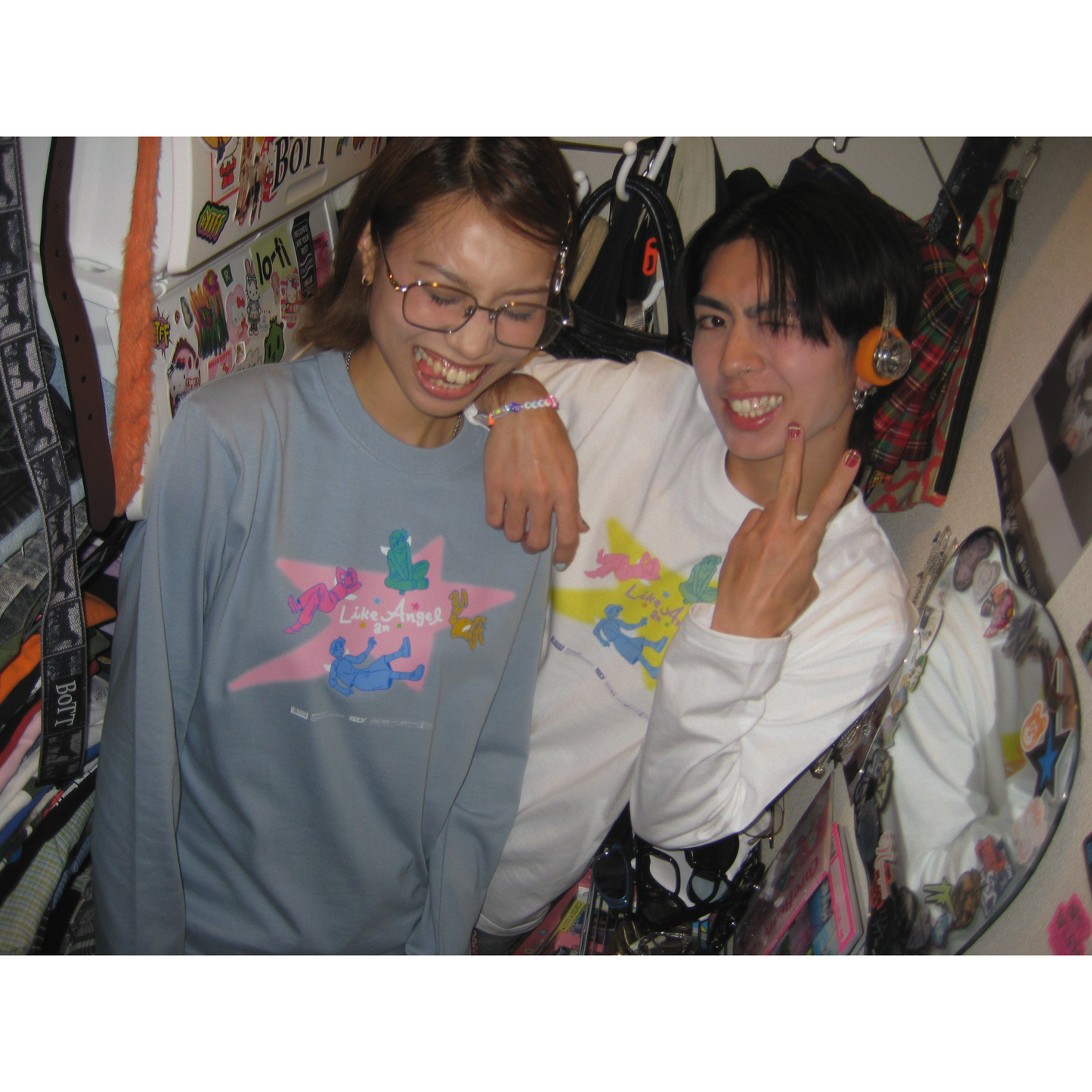 Angel Stars ロンT - White