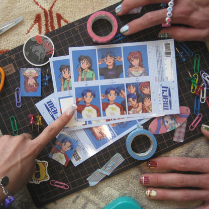 証明写真風ステッカー