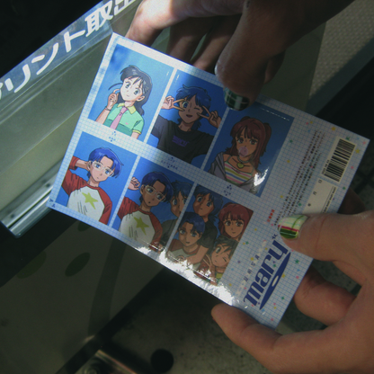 証明写真風ステッカー