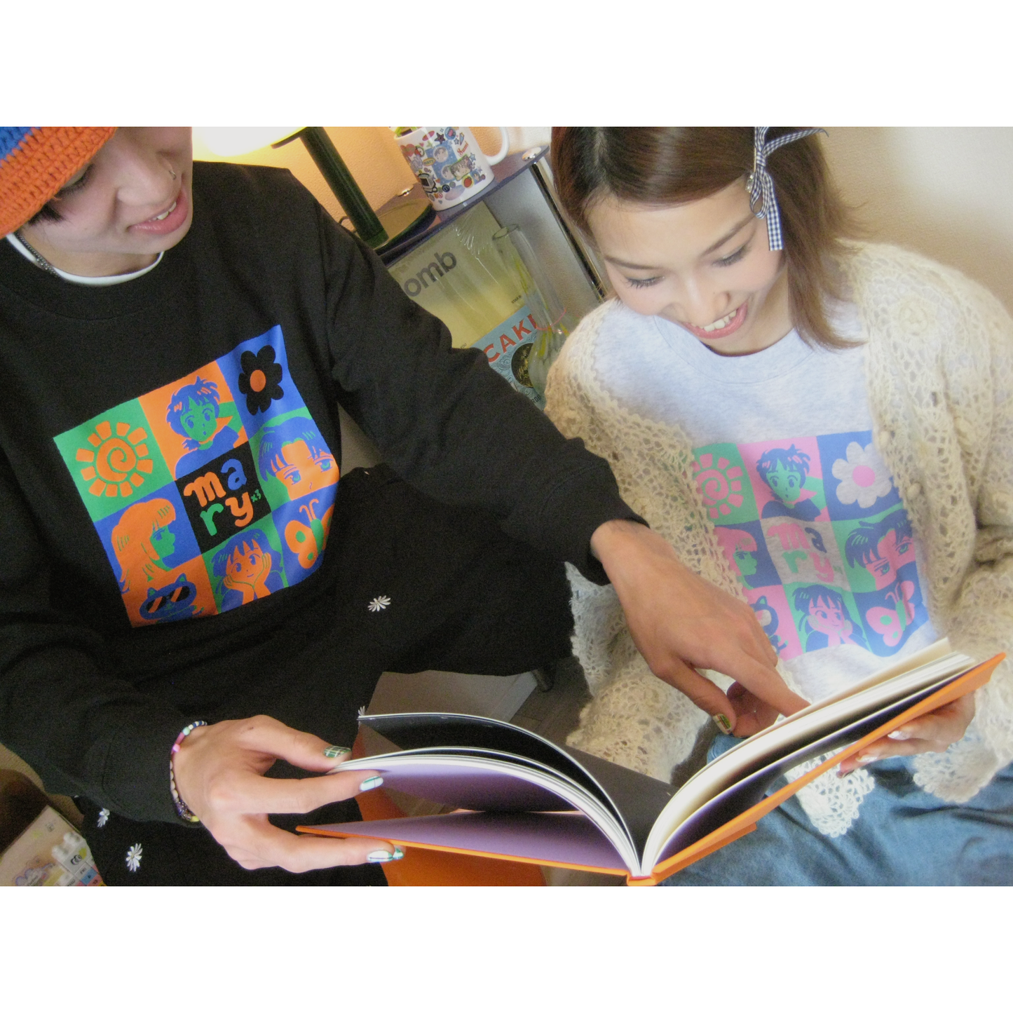 Pop Grid スウェット - Black