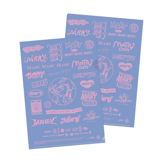 クリアファイル -5th logo hisitory